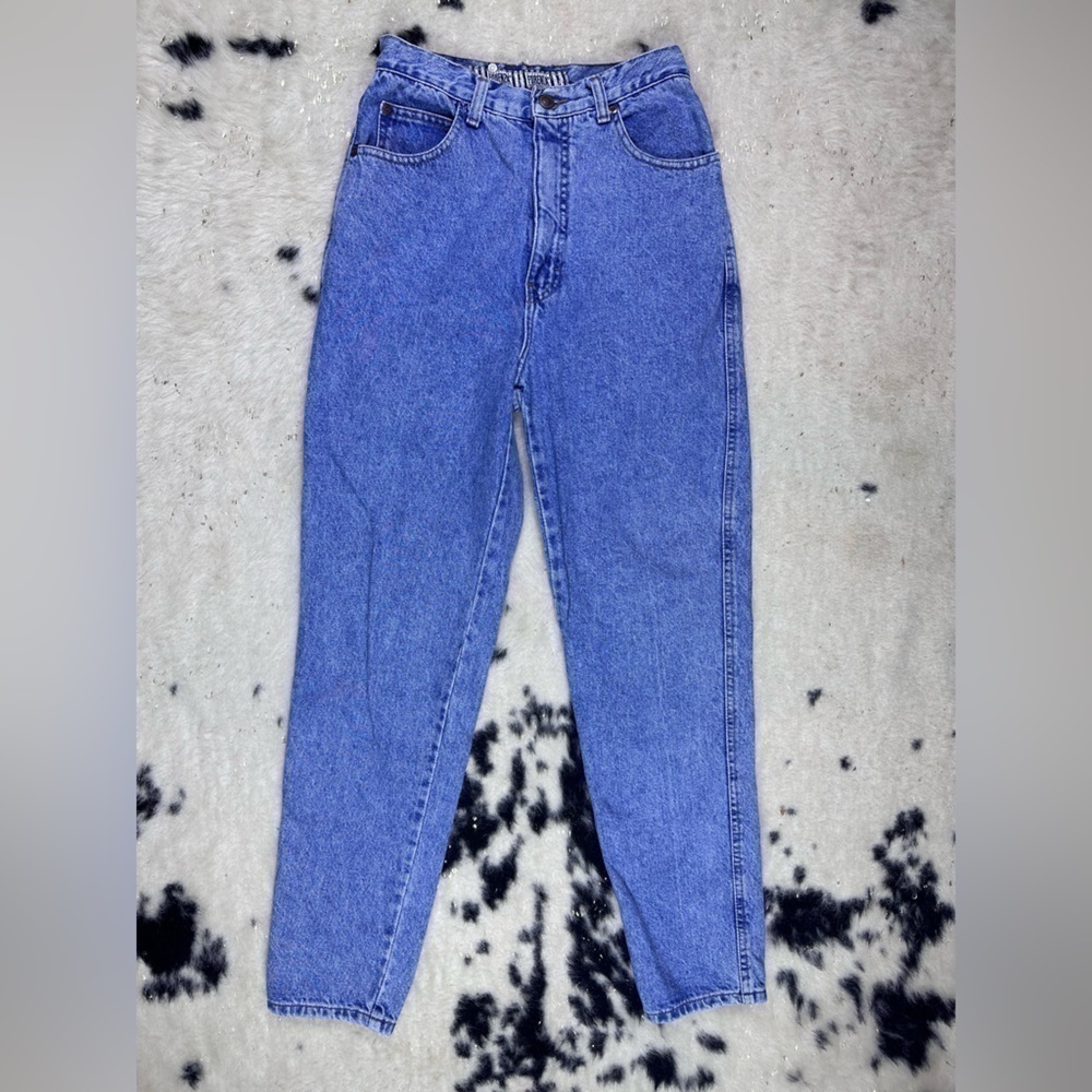 Forenza Women’s 80s Vintage Light Wash Tapered Leg Denim Jeans Size 26